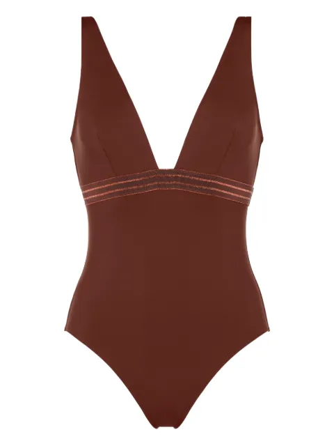 ERES Sillage plunge-neck swimsuit