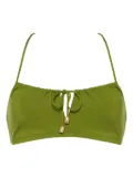 ERES Abysses cropped bikini top - Green