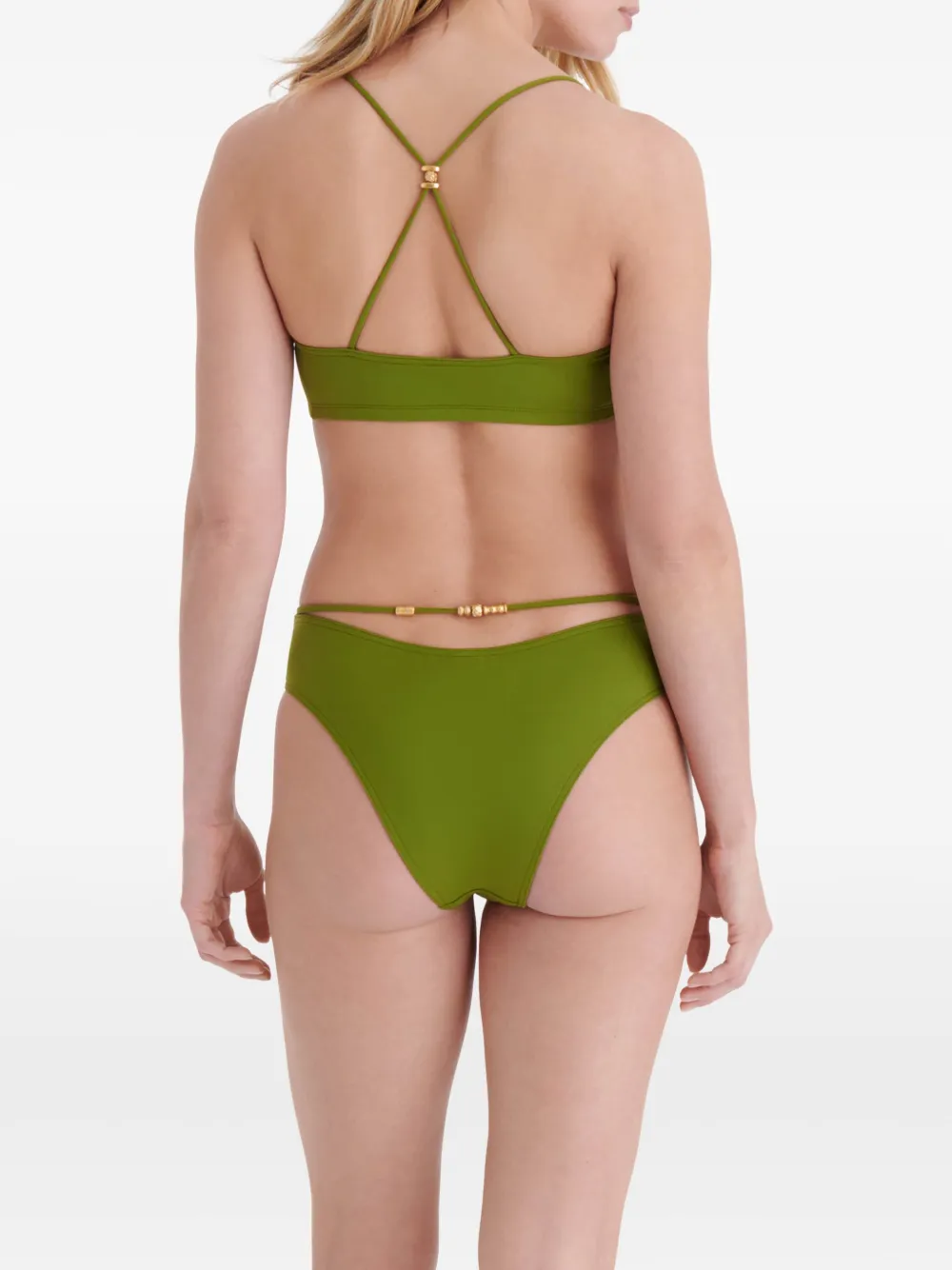 ERES Abysses cropped bikinitop Groen