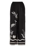 ERES Octopus wide-leg trousers - Black