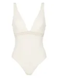 ERES Sillage plunge-neck swimsuit - White