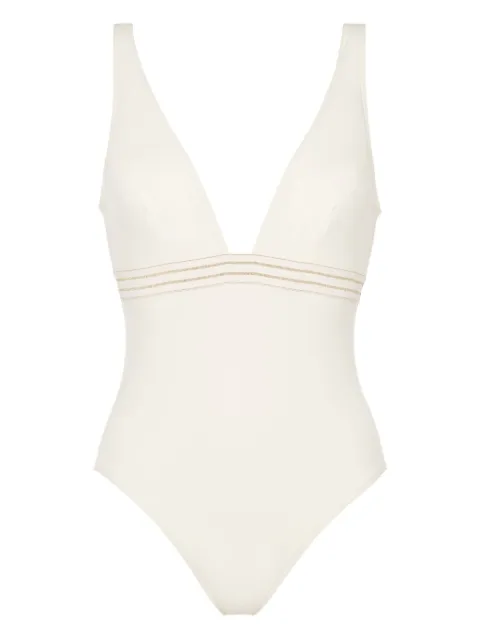 ERES Sillage plunge-neck swimsuit