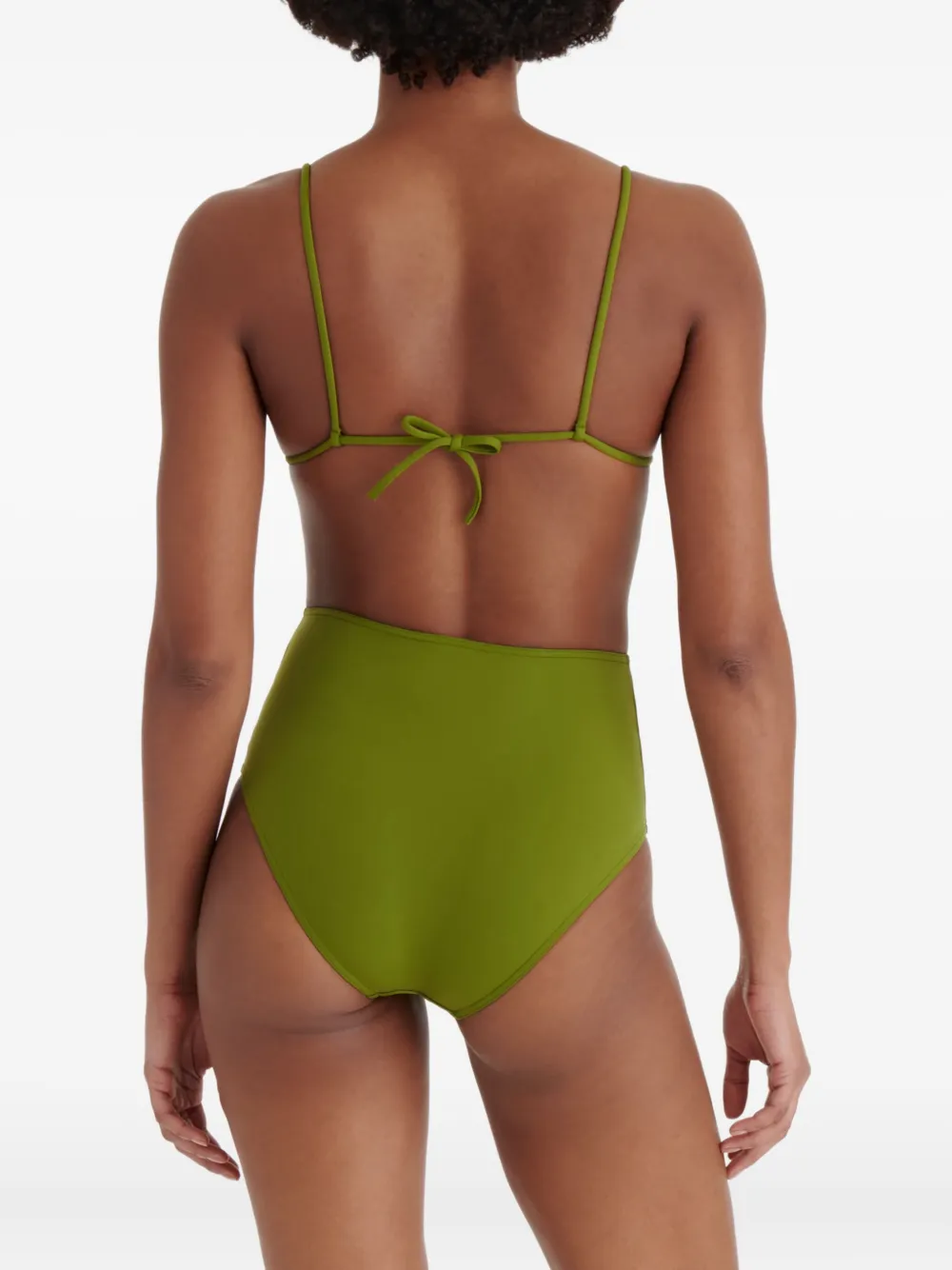 ERES Remember high waist bikinislip Groen