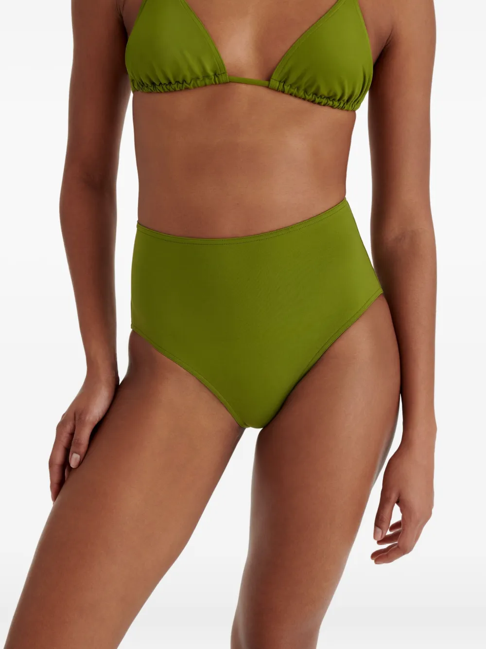ERES Remember high waist bikinislip Groen