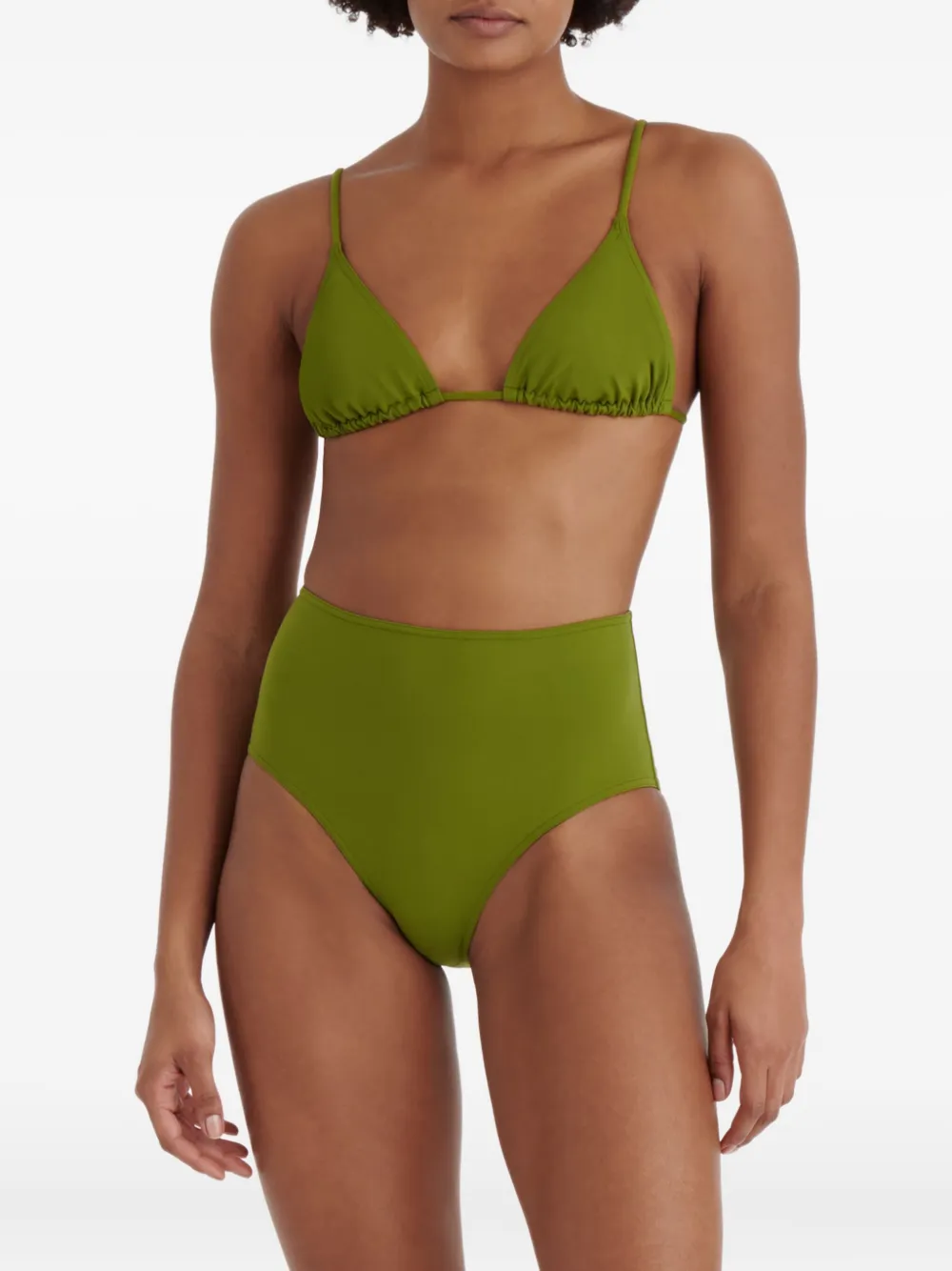 ERES Remember high waist bikinislip Groen