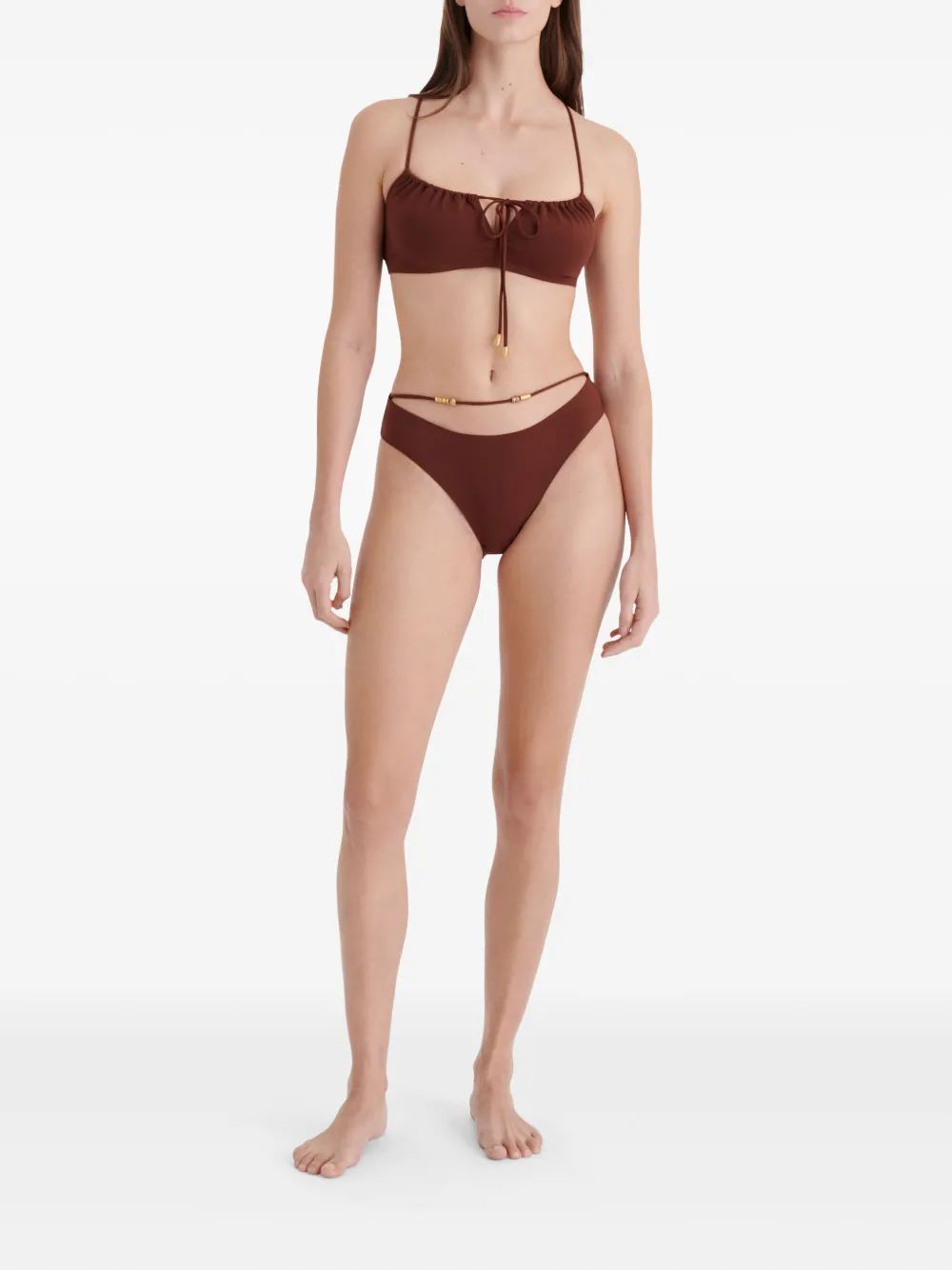 ERES Abysses cropped bikinitop Bruin