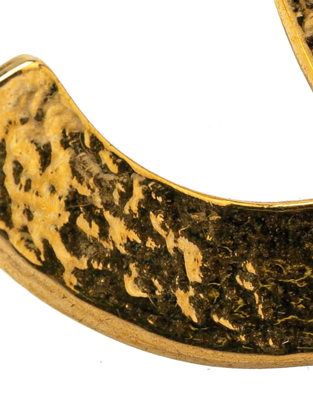 Pre-owned Chanel 1994 Gold Plated Cc Brooch Costume Brooch
