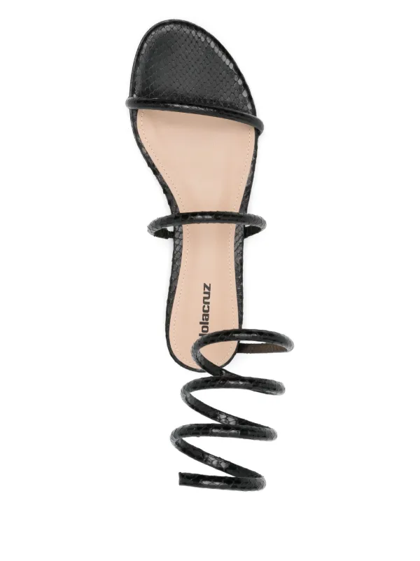 Lola Cruz Sandalias Piale Negro FARFETCH MX