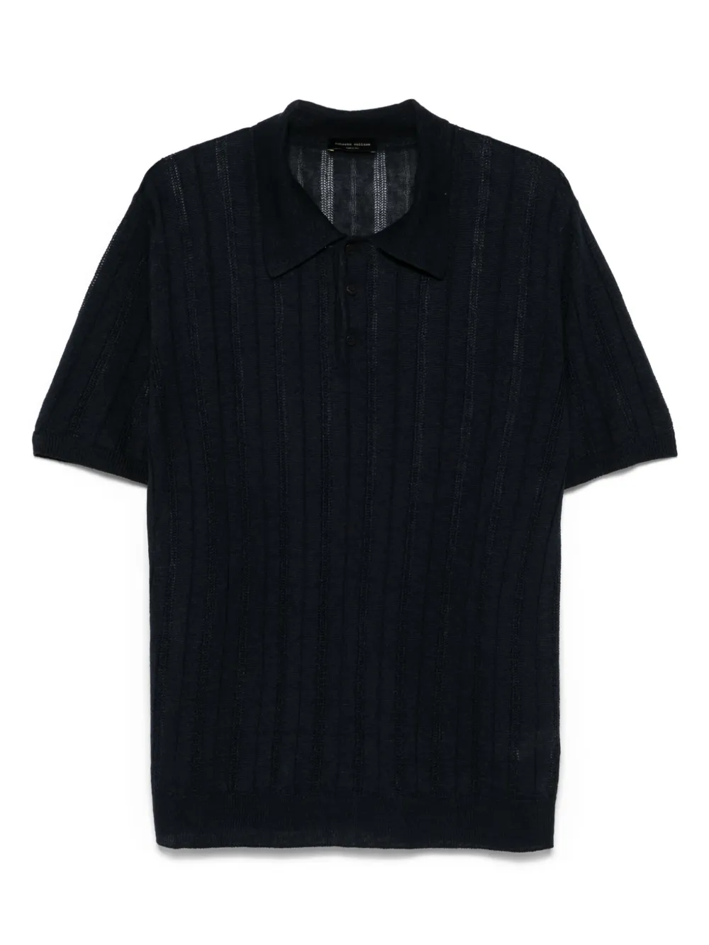 knitted polo shirt
