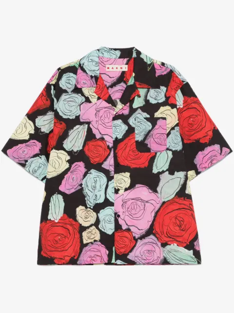Marni chemise à fleurs