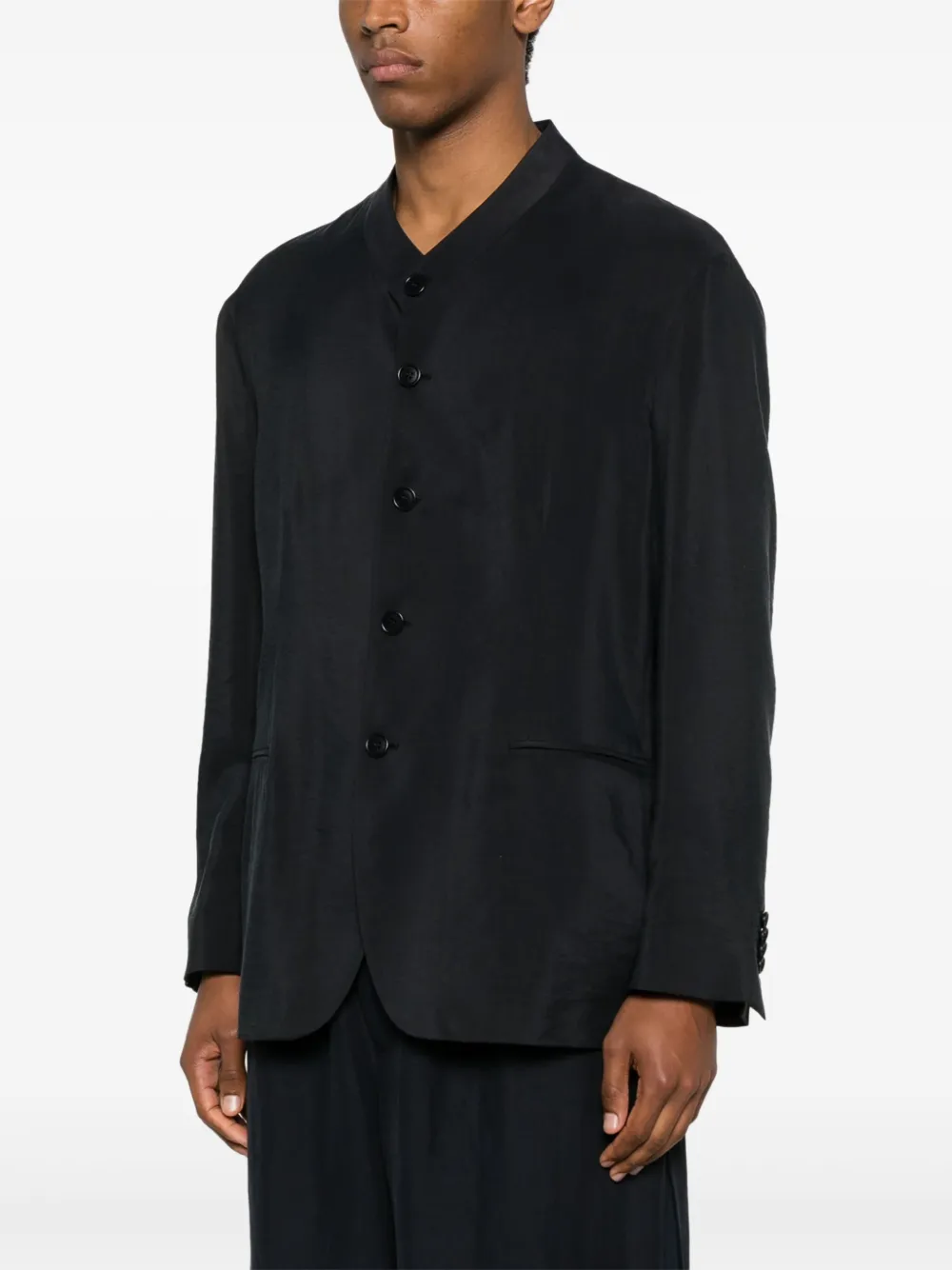 Giorgio Armani Gewatteerde blazer Blauw