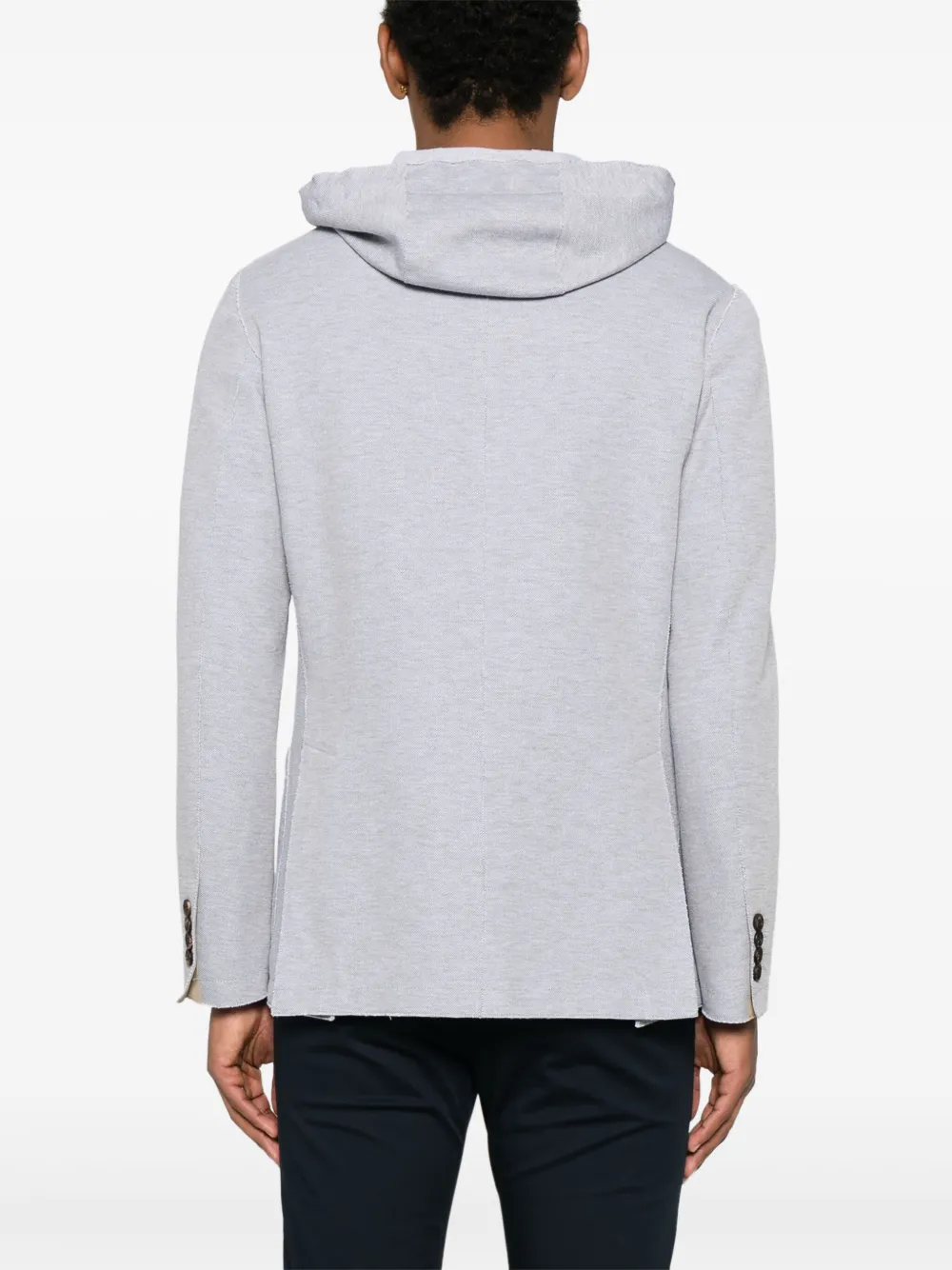 Eleventy Blazer met capuchon Grijs