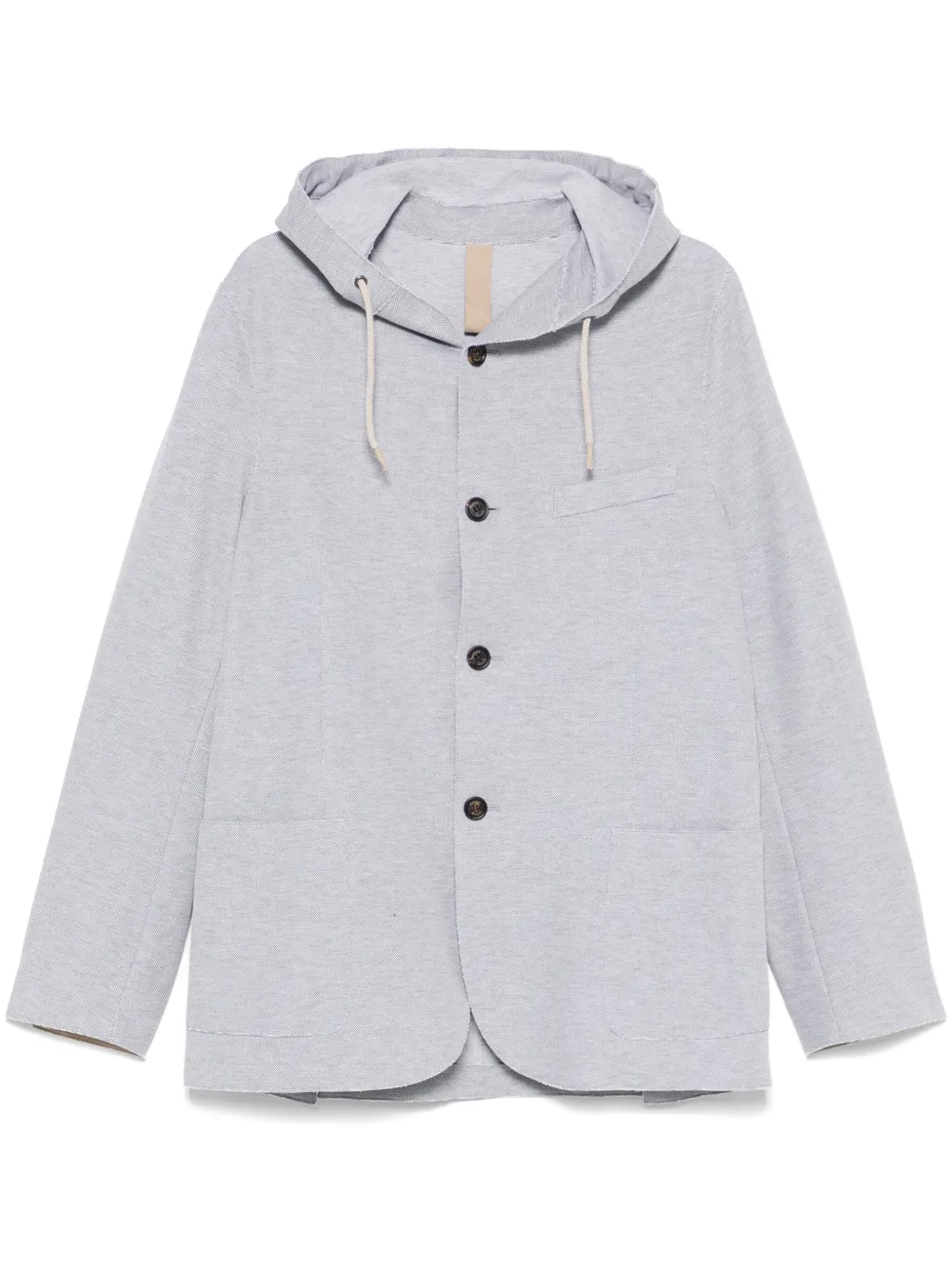 Eleventy Blazer met capuchon Grijs