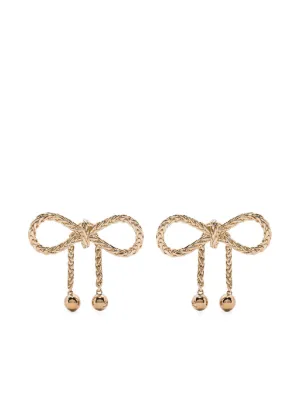 Y2Kテイスト【Blumarine】ブルマリン リボン ドロップピアス Blumarine ウィメンズ ピアス＆イヤリング通販 - FARFETCH
