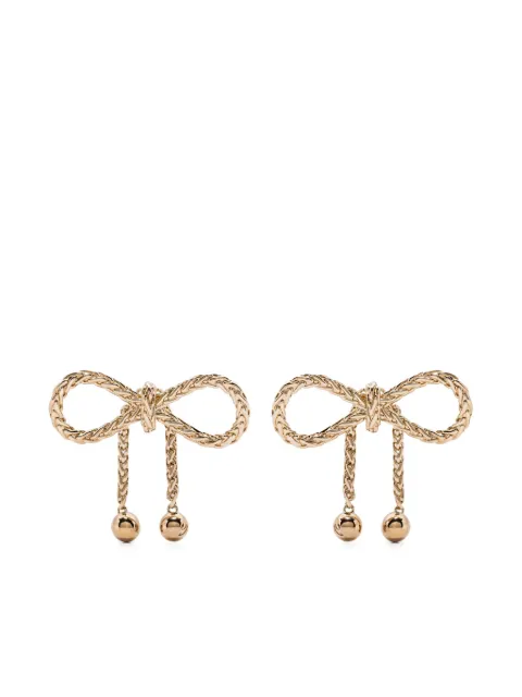 Blumarine aretes con detalle de moño