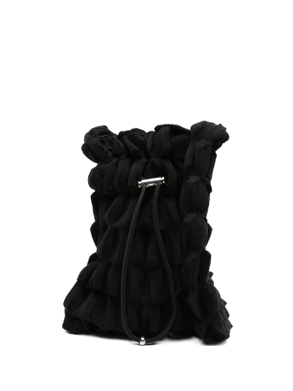 _J.L-A.L_  ruffled drawstring bag | Black | Image 1