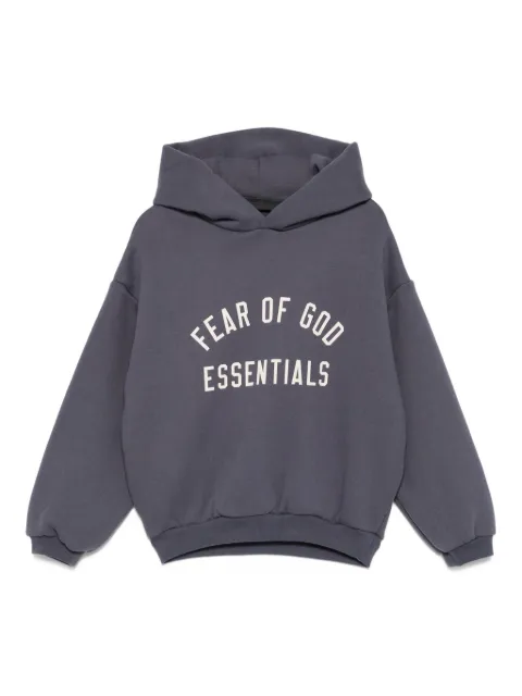 FEAR OF GOD ESSENTIALS KIDS hoodie con logo estampado