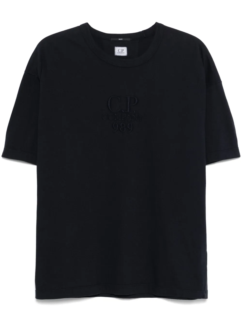 logo-embroidered T-shirt