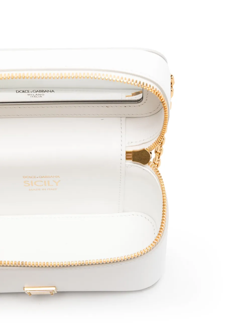 Dolce & Gabbana Sicily schoudertas Wit