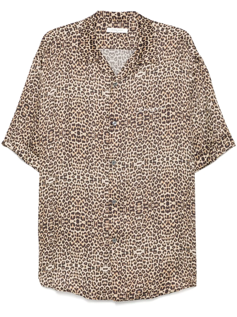 Ih Nom Uh Nit playera con estampado de leopardo | marrón | Image 1