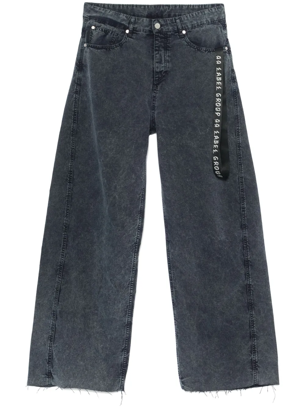 44 LABEL GROUP Desert Pappas jeans met wijde pijpen Blauw