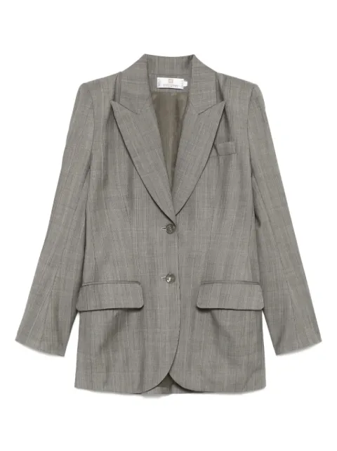Givenchy Pre-Owned blazer con motivo de cuadros 1990