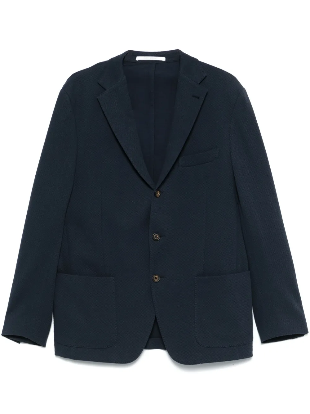 Eleventy waffle-knit blazer | Blue | Image 1