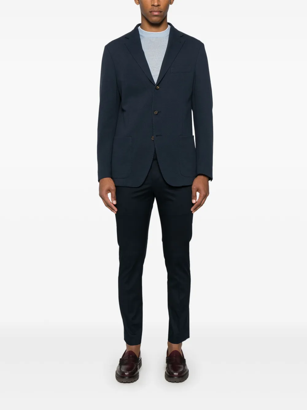 Eleventy waffle-knit blazer | Blazers | Image 2