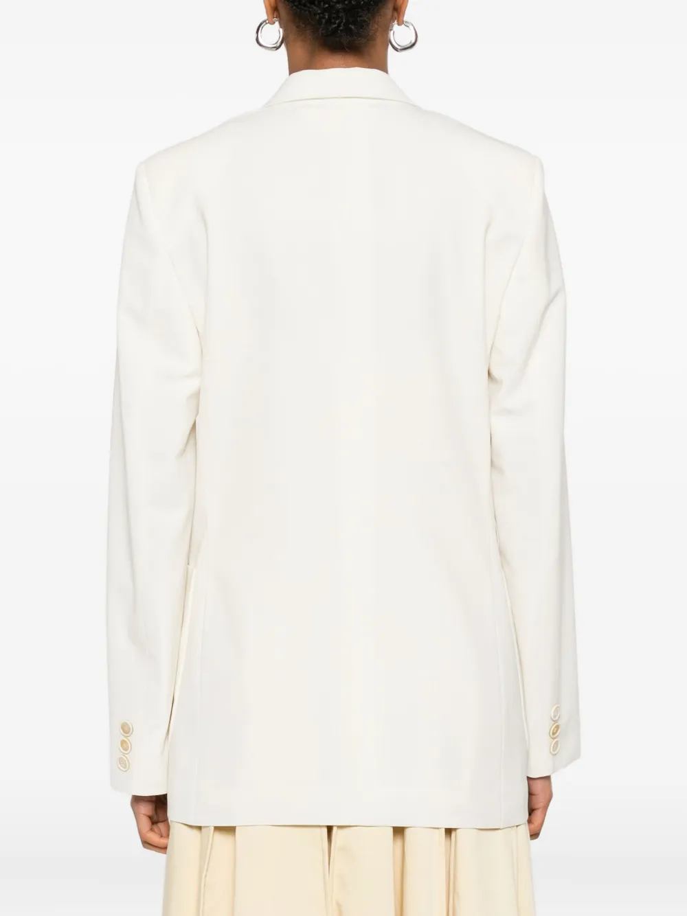 Marni Blazer met enkele rij knopen Beige