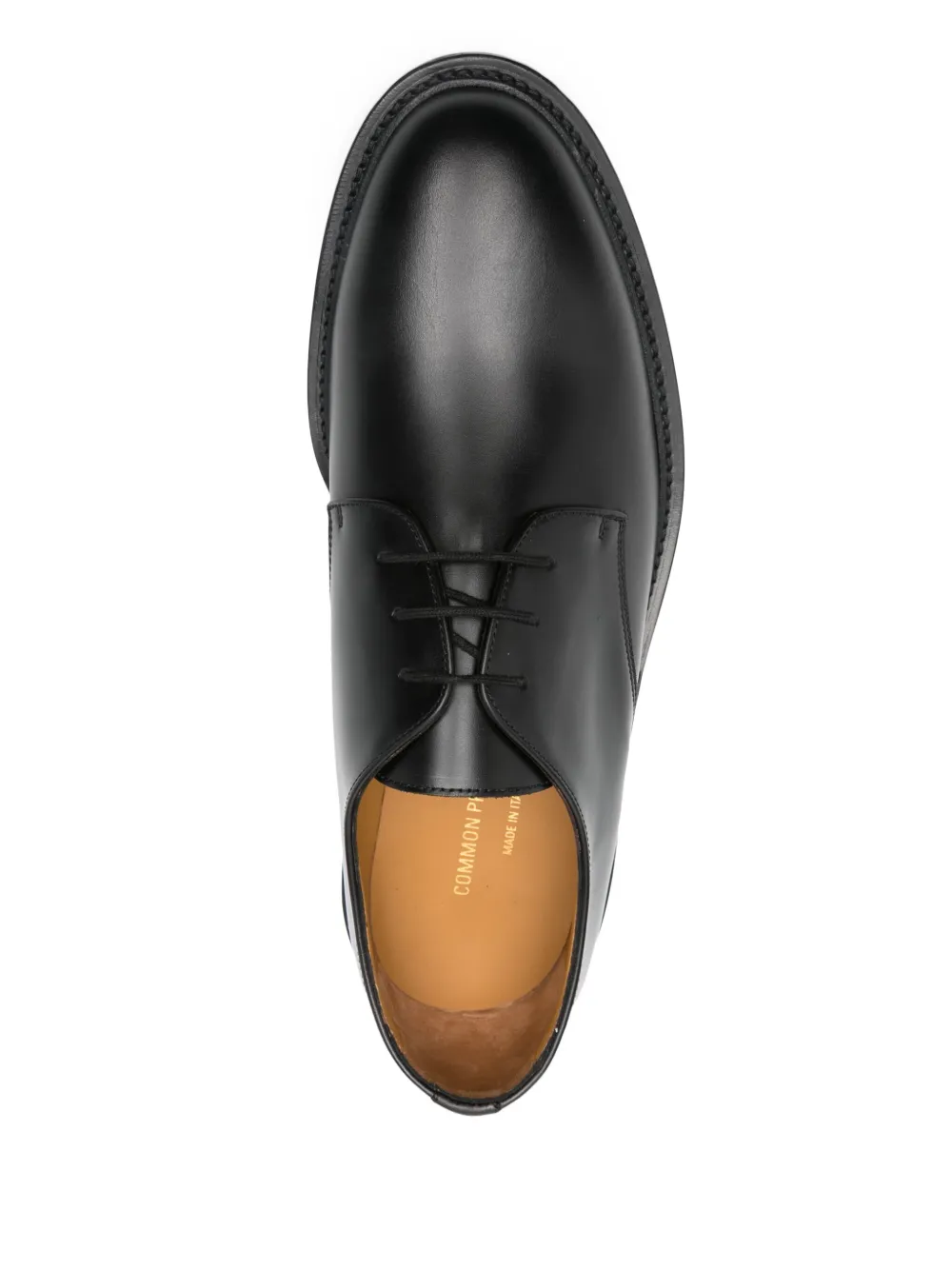 Common Projects leather derby shoes Black