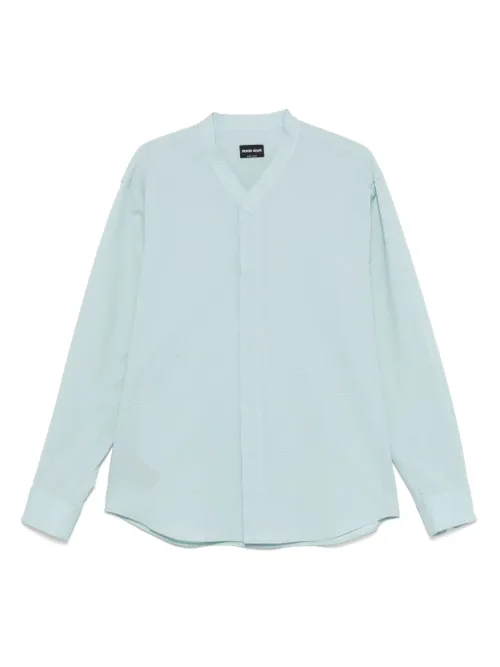 Chemise à design texturée - Giorgio Armani - Modalova