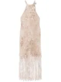 Blumarine knitted midi dress - Neutrals