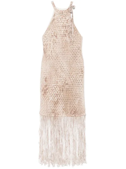 Robe en maille à coupe mi-longue - Blumarine - Modalova
