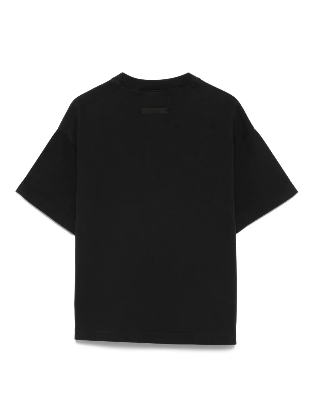 FEAR OF GOD ESSENTIALS KIDS Katoenen T-shirt met logoprint Zwart