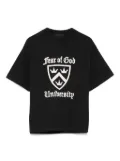 FEAR OF GOD ESSENTIALS KIDS logo-print cotton T-shirt - Black