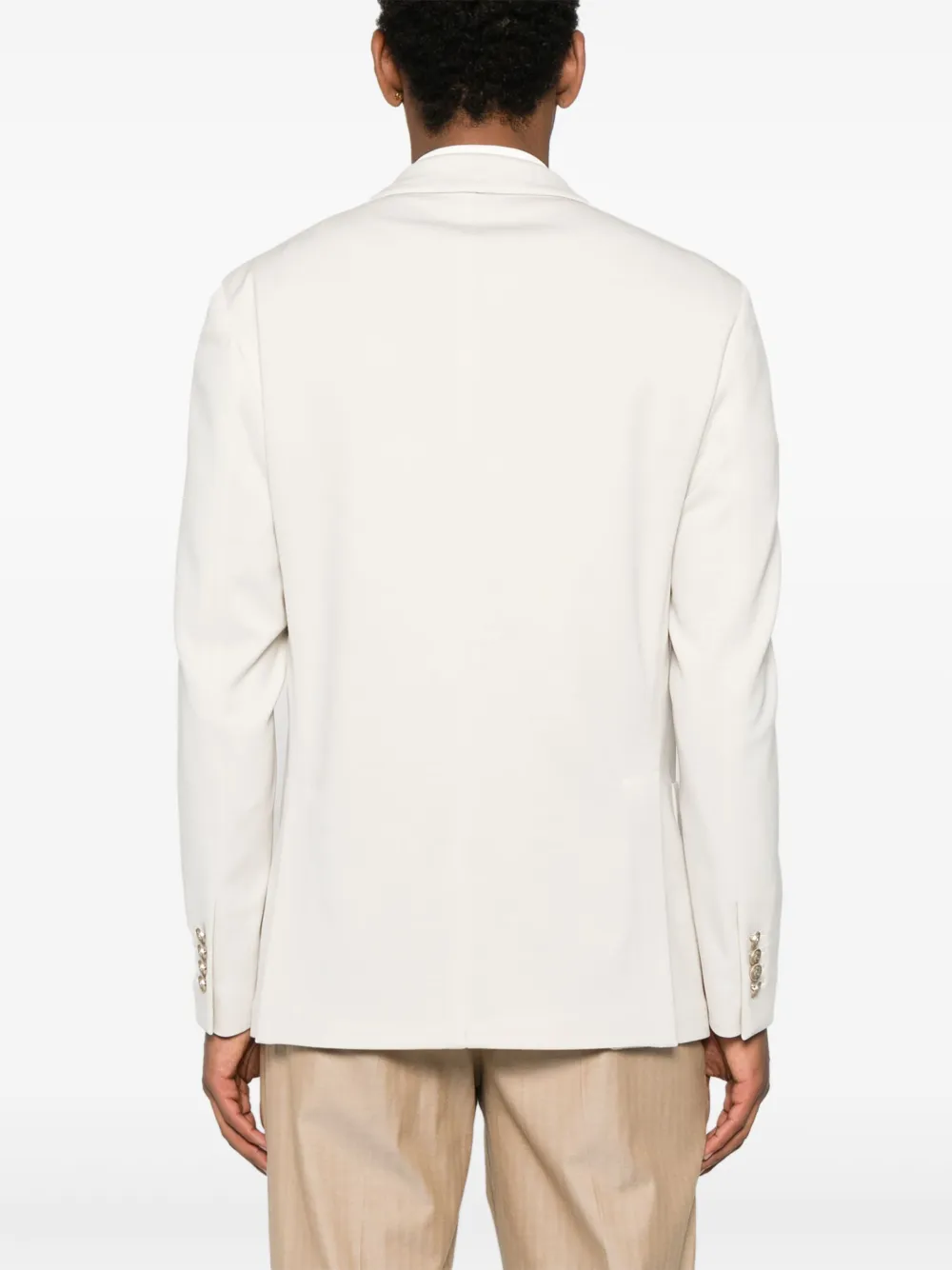 Eleventy Blazer met dubbele rij knopen Beige