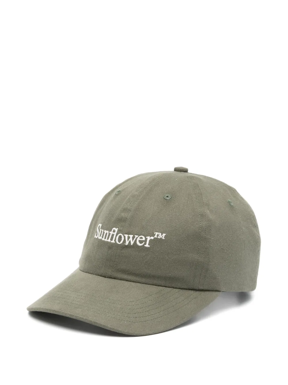 Sunflower logo-embroidered cap | Green | Image 1