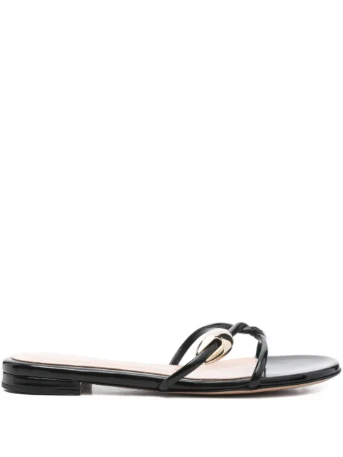 Gianvito Rossi sandalias con nudo y tira
