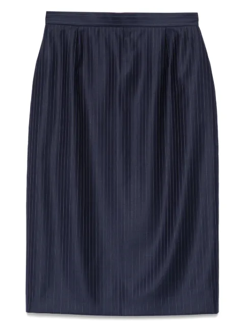 Christian Dior Pre-Owned 2010s pinstripe pencil skirt