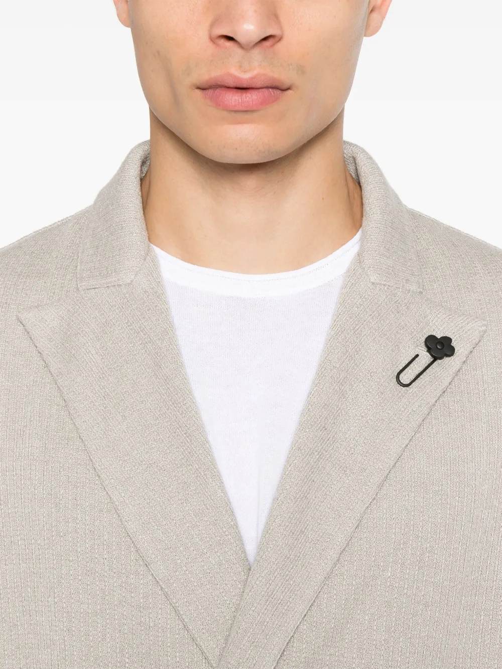 Lardini Blazer met dubbele rij knopen Beige