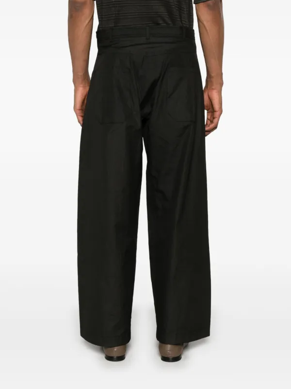 Jan-Jan Van Essche オーバーサイズサルエルパンツ S Jan Jan Van Essche コットンパンツ | ブラック | FARFETCH JP