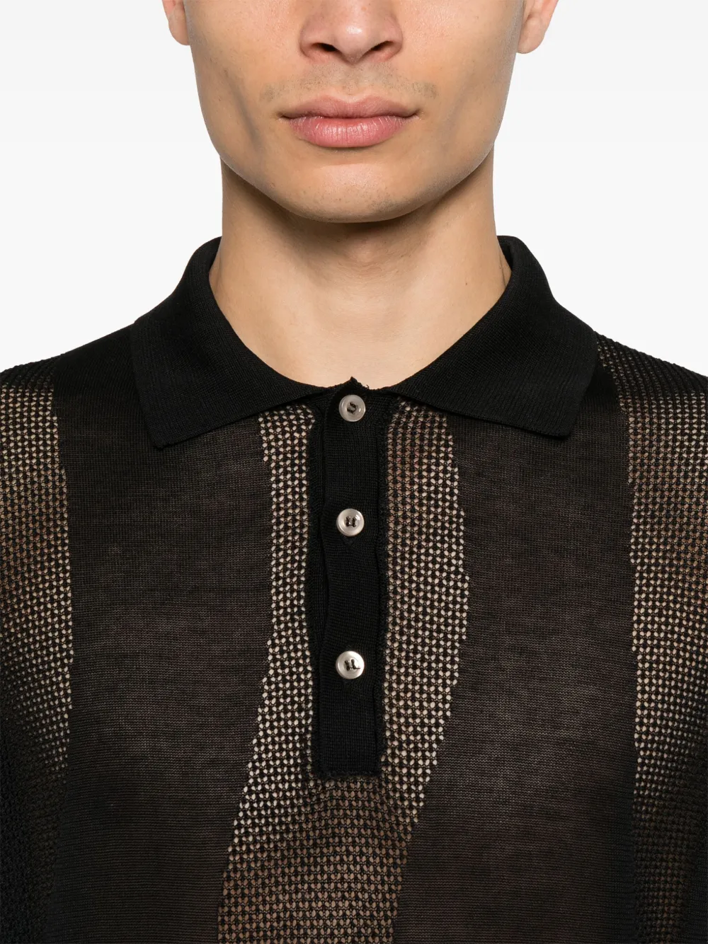 Shop Tagliatore Zayd Polo Shirt In Black