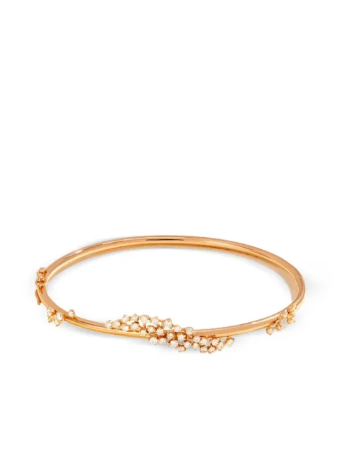 Ananya 18K rose gold Scatter Floating diamond bangle