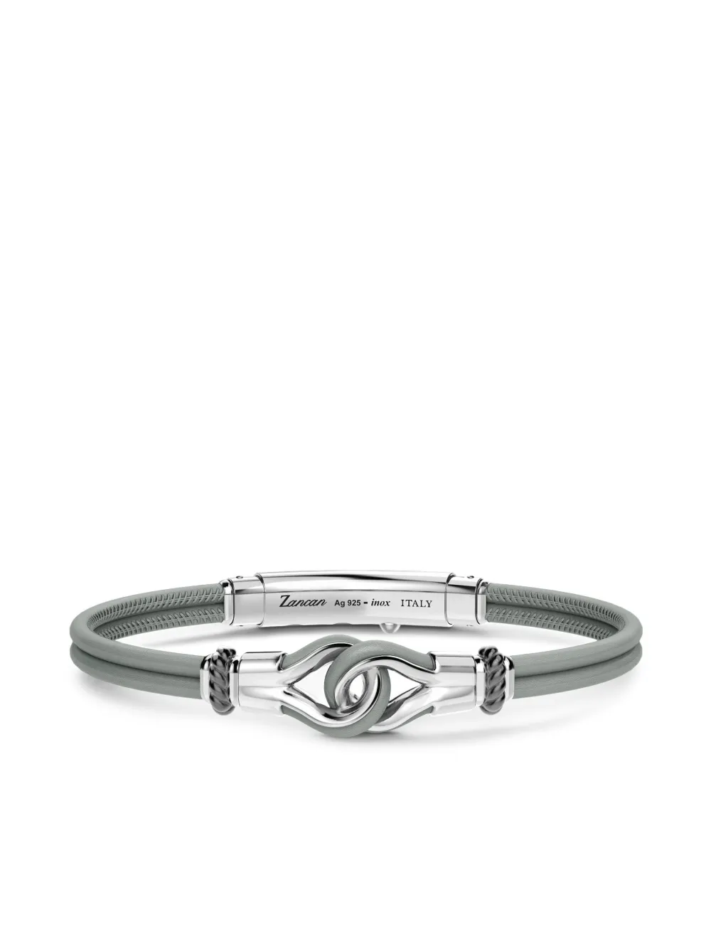 Zancan logo-engraved Bracelet | Grey | FARFETCH PT Zancan logo-engraved Bracelet | Grey | FARFETCH PT