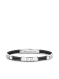 Zancan engraved-logo bracelet - Silver
