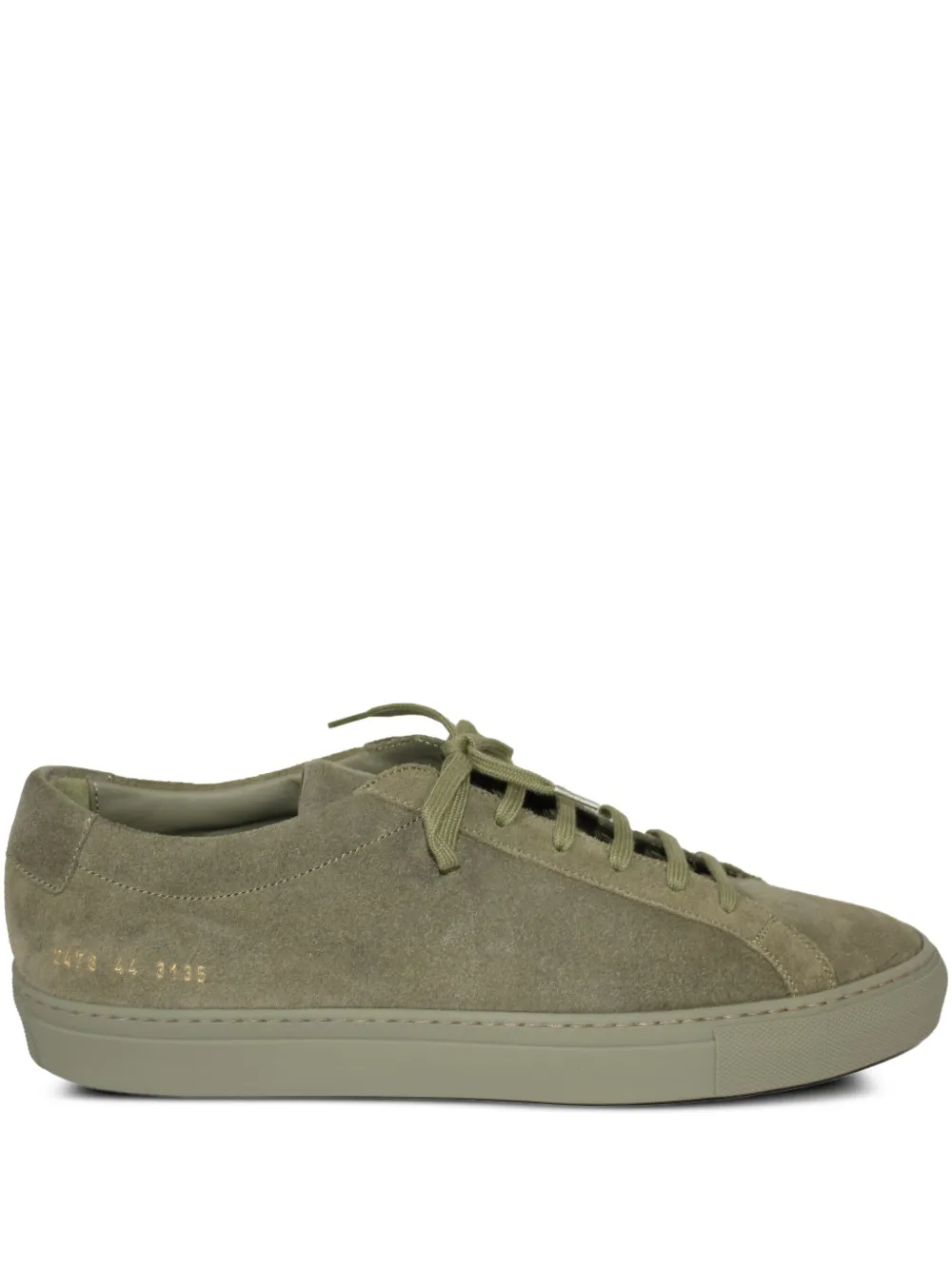 Common Projects suede low-top sneakers Green