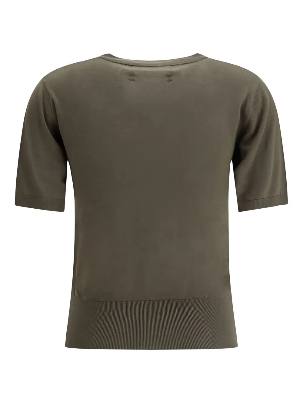 extreme cashmere T-shirt met logolabel Groen