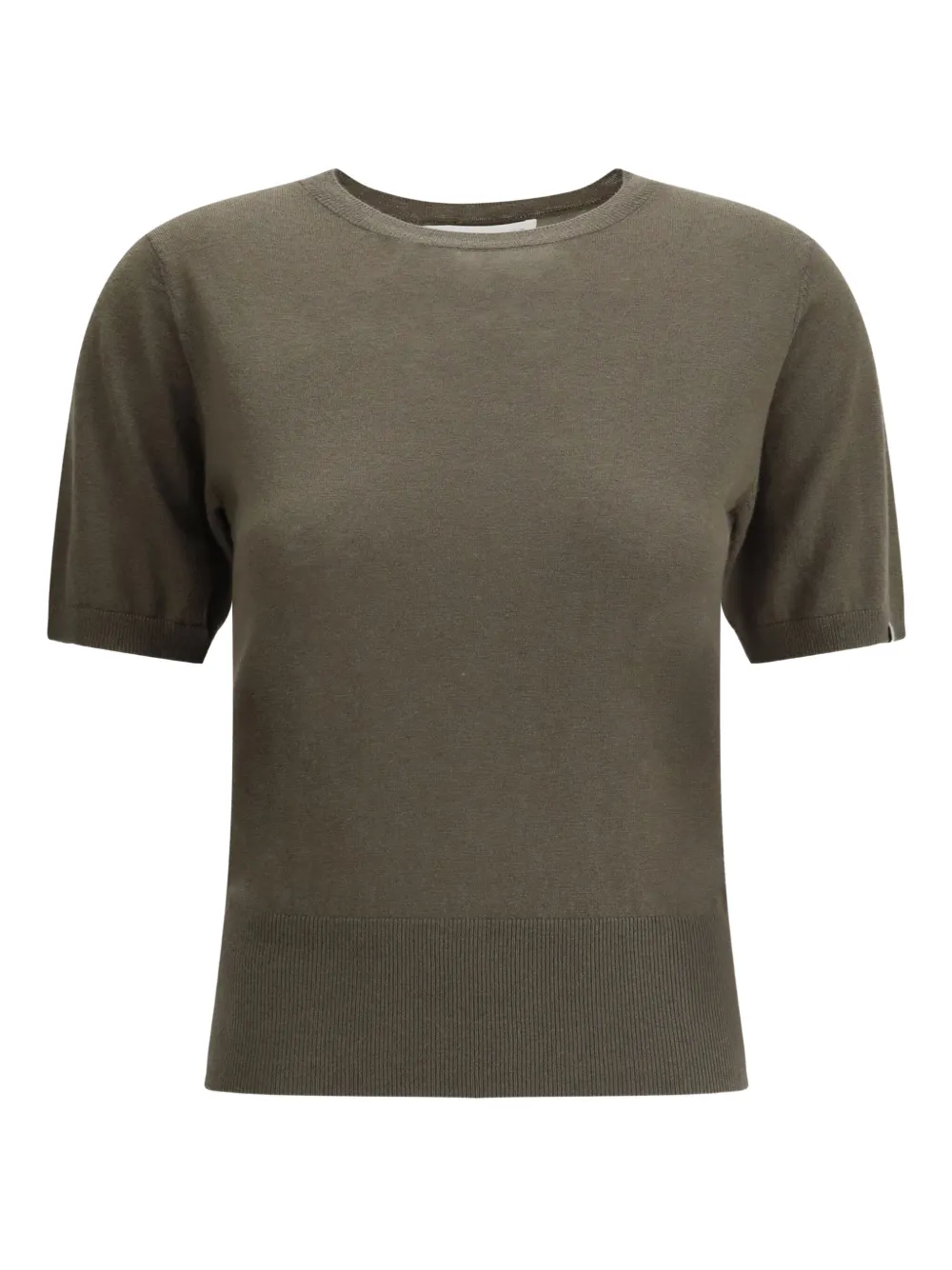 Extreme cashmere T-shirt met logolabel Groen