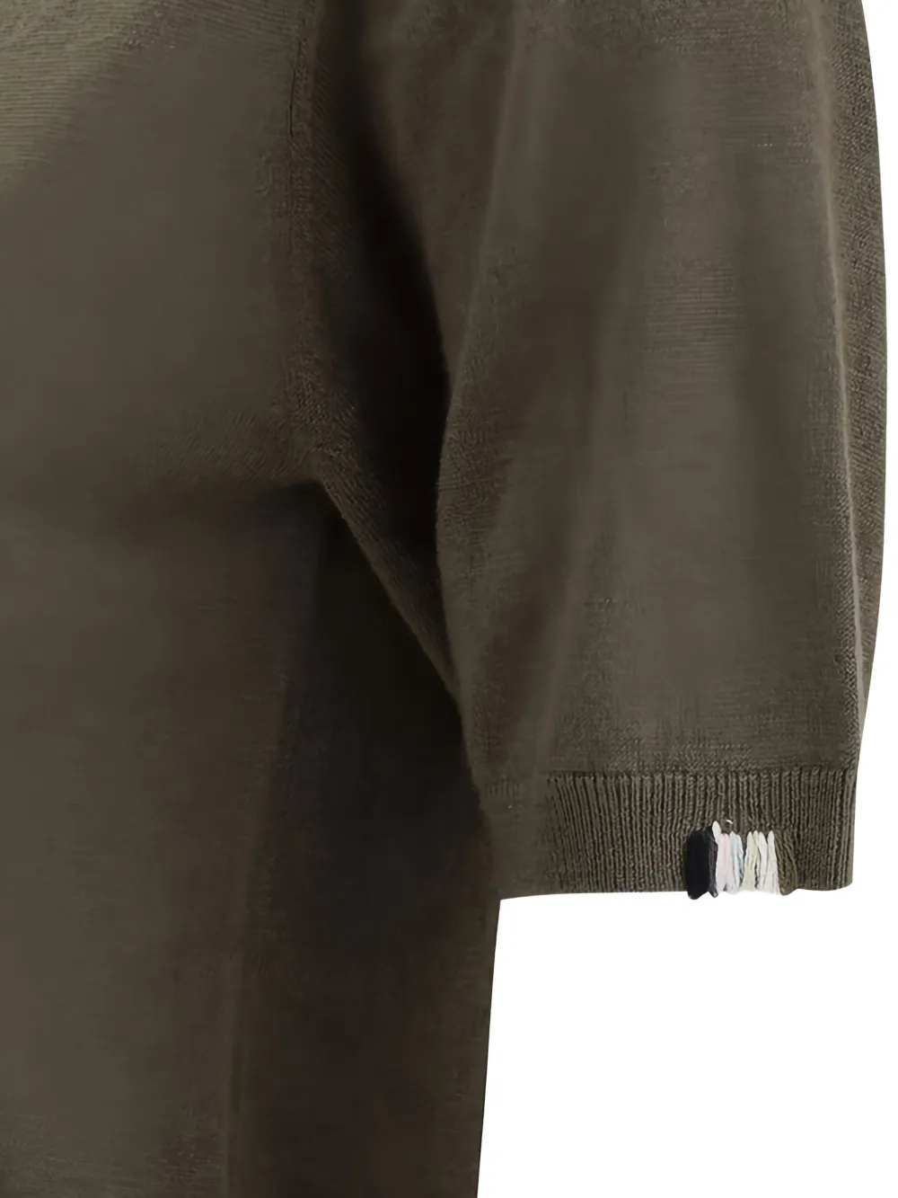 extreme cashmere T-shirt met logolabel Groen
