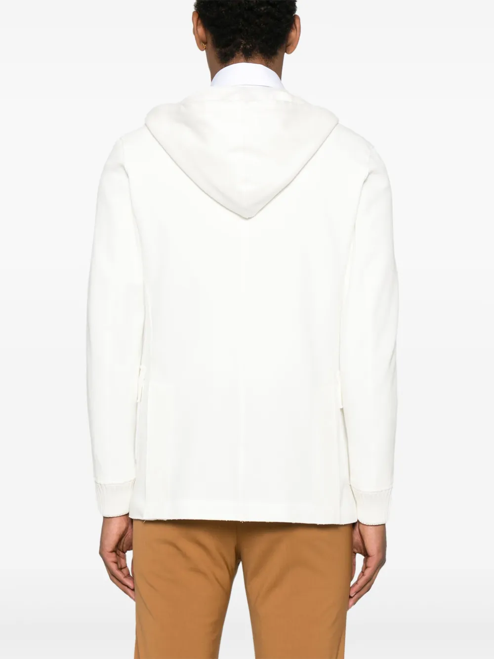 Eleventy Blazer met capuchon Wit